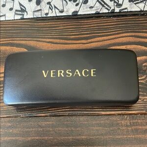 Versace Black with Logo Velvet Inside Glass Case